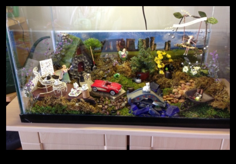 Fish Tank DIY Continued Upcycled and Repurposed Decor Aquarium 2 Fish Tank DIY Continue: Upcycled and Repurposed Decor Aquarium